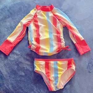Jessica Simpson rash guard bathing suit